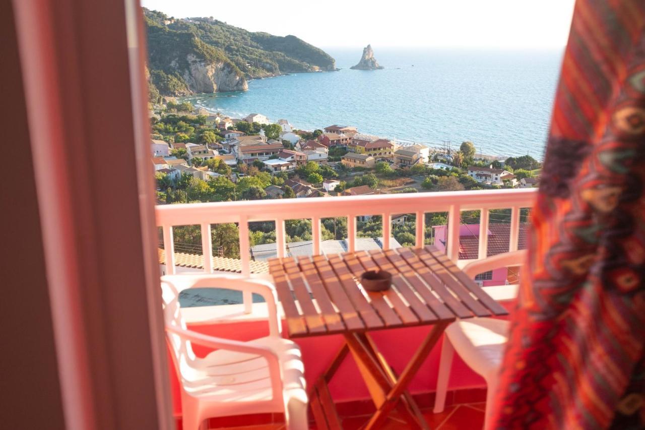 The Pink Palace Hostel Agios Gordios  Bagian luar foto